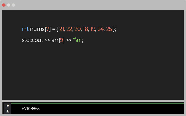 Ошибка при обращении к элементу массива